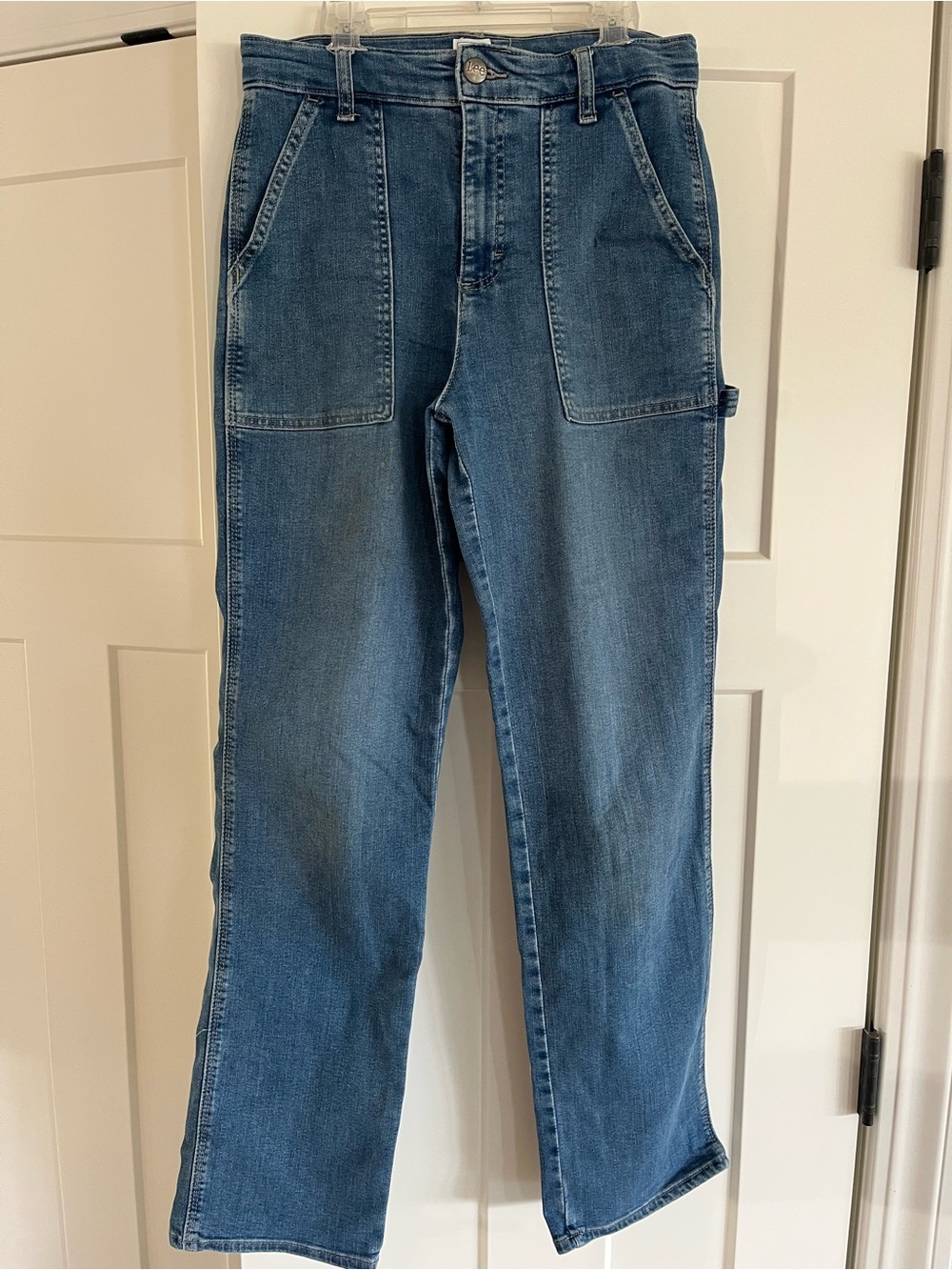 Women's Straight-Leg Lee Denim Jeans in Blue